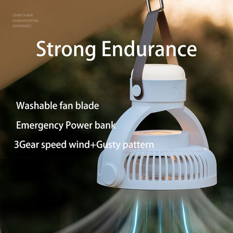 Multifunctional LED Rechargeable Outdoor Portable Tent Camping Fan