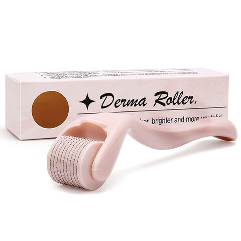 Derma Roller Rouleau à micro-aiguilles en titane 1 mm original , pour  repousse des cheveux, à prix pas cher