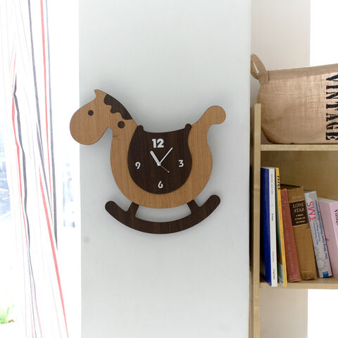 Horloge murale pour enfant motif animal KIDS