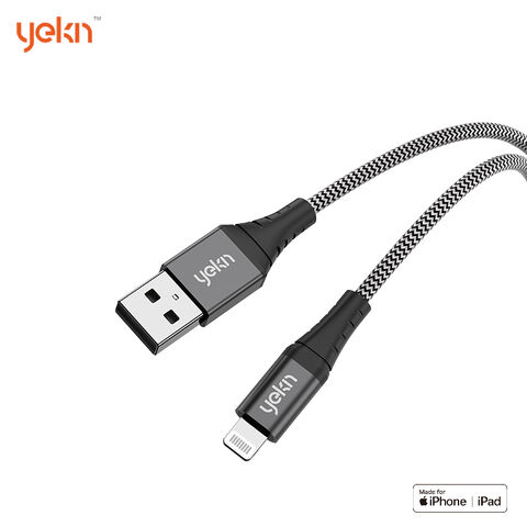 RS PRO USB 2.0 Cable, Male USB A to Male Lightning Cable, 2m