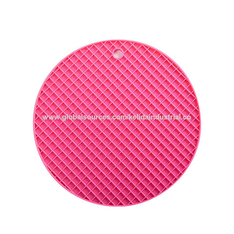 Buy Wholesale China 2023 New Design Heat Resistant Silicone Trivets Hot Pad  For Kitchen Counter Silicone Pot Holders & Trivets at USD 0.98