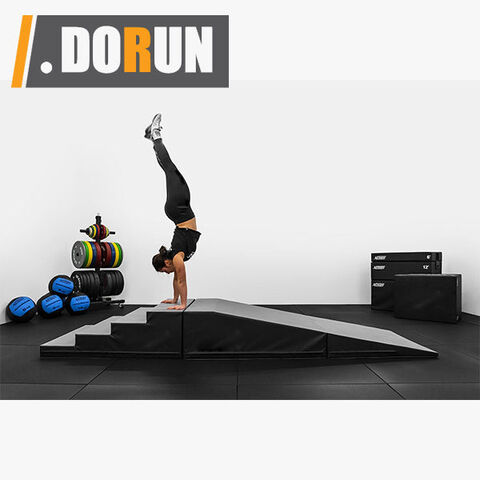 Stair Step Incline Mat Exercise Folding Wedge Ramp Mats Hand Stand Walk ...