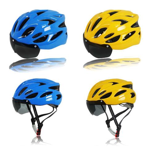 Casque de vélo pour hommes Femmes Lunettes magnétiques détachables