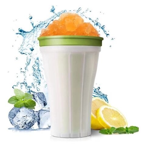 Multicolor Smoothie Pinch Ice Cooling Cup Diy Milk Shake Ice Cream Slushy Make Slushy Maker Cup with Double Layer for sale at factory direct price