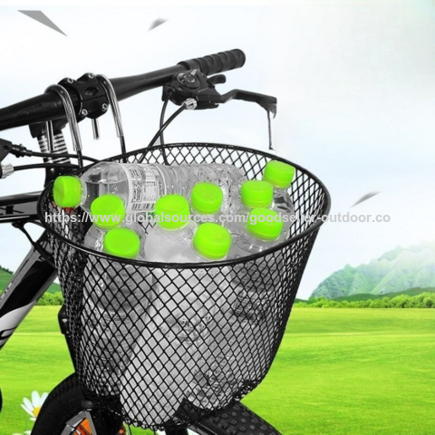 Cesto Dianteiro de Bicicleta em Arame de Metal Preto Clássico e Popular for sale at factory direct price