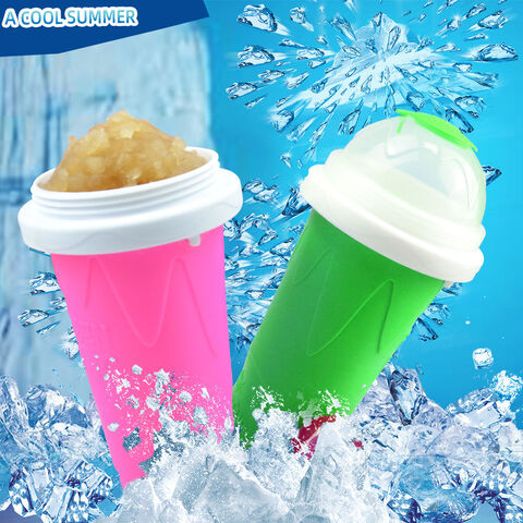 OEM/ODM Hot Sale Quick Frozen Slushy Cup Squeeze Magic Slushy Maker Ice Smoothie Cups With Lids And Straws for sale at factory direct price