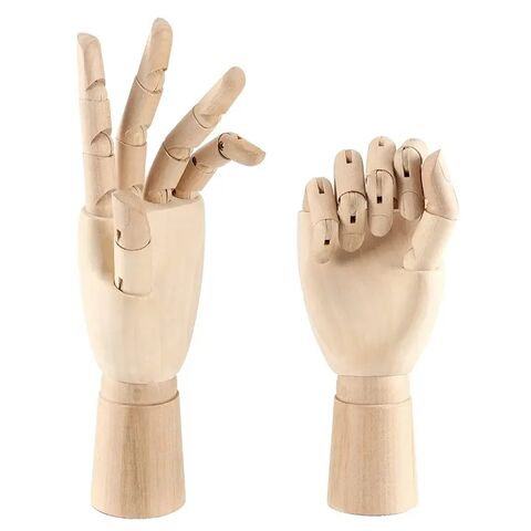 1:1 Flexible Right Hand Model, Joints Moveable Artists Manikin Hand