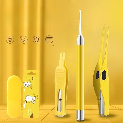 Copo de Orelha Elétrico com Rosca Fixa, Luz Suave e Cabeça de Colher de Uma Peça - Limpador de Ouvidos Elétrico Profissional for sale at factory direct price