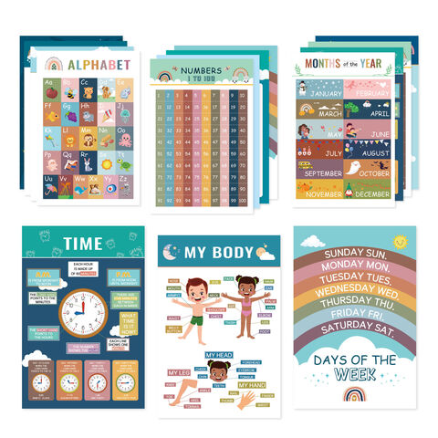 Buy Wholesale China Kids Educational Posters For Toddlers Pre K ...
