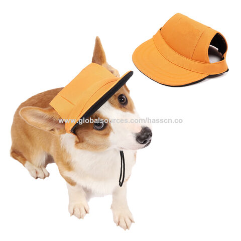 Dog Hat for Small Dogs Dog Sun Hats with Ear Holes, Pet Puppy Baseball Cap  for Summer