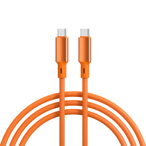 Buy Wholesale China Schitec Rainbow Soft Silicone Usb C Cable Big Od ...