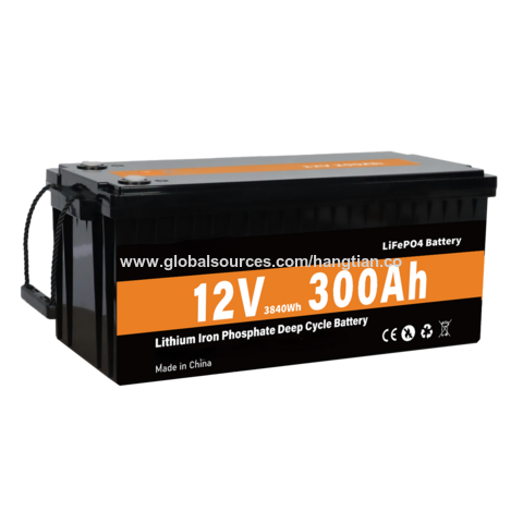 Buy Wholesale China 12v 300ah Lithium Ion Battery Lifepo4 300ah Batteries  For Solar Systems Deep Cycle Battery Pack 12v 100ah 200ah 300ah & Lithium  Battery at USD 95