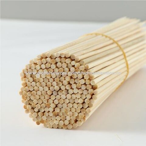 Buy Wholesale China China Natural High Quality Wood Round Stick Wooden  Dowel Wooden Rod & Round Wooden Stick Craft at USD 0.001