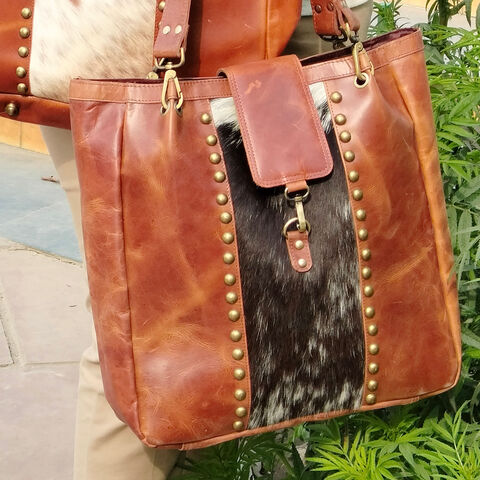 byhands Narrow Style Genuine Leather Shoulder Bag Handles