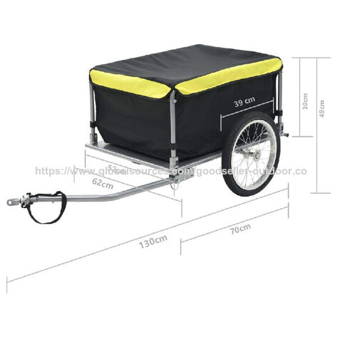 Flash Sale Riding Easy Folding Frame Quick Release Wheel Bicycle Trailer for sale at factory direct price