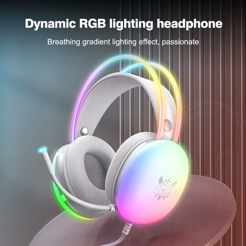 Gaming Headset Gamer 7.1 Surround Sound Rgb Light Game Headphones