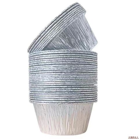 300 Pieces Aluminum Foil Cupcake Liners Muffin Wrappers Aluminum