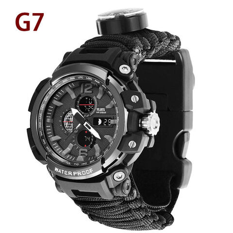 Waterproof survival outlet watch