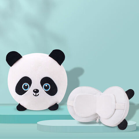 Cute Travel Pillow with Sleep Mask PANDA 