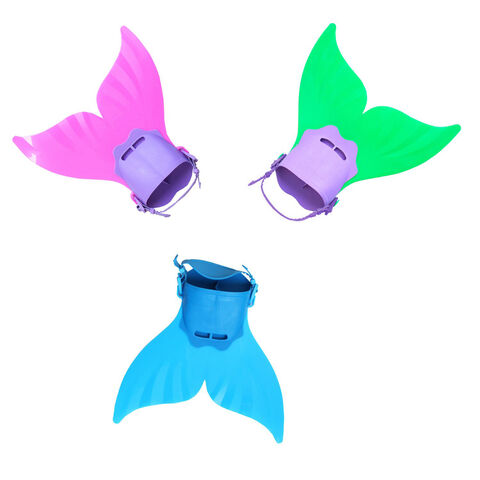 Aletas de cola de ballena, aletas individuales de una sola pieza para adultos y niños, aletas negras, equipo de buceo, aletas de buceo for sale at factory direct price