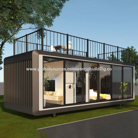 20ft 40ft China Prefab Homes Low Price Luxury Labor Camp mobile cabins Flat Pack Container modular House for sale at factory direct price