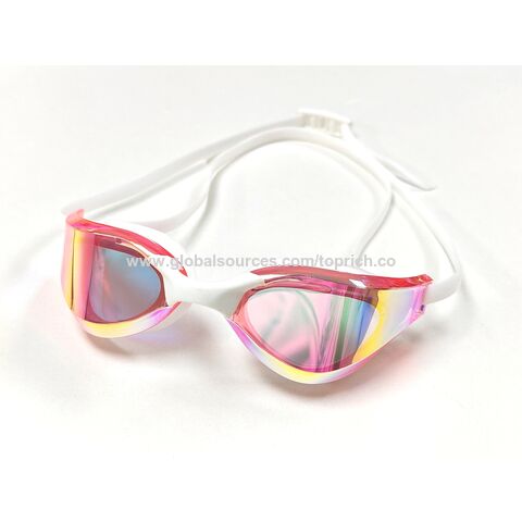Anti-Fog Swimming Goggles With UV Protection - Adjustable Silicone Fit For Adults, Men, Women, Kids