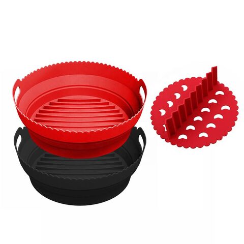 1pc, Silicone Air Fryer Liner, Foldable Baking Pan, Silicone Fryer