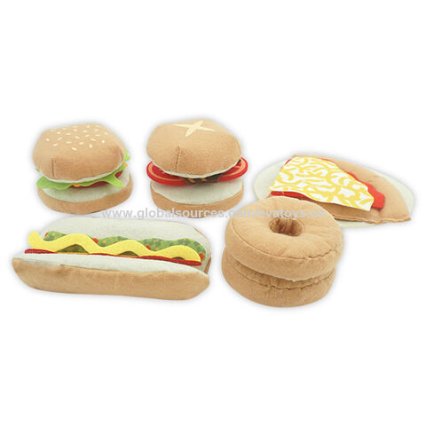 Popular Juego de Comida de Fieltro para Niños: Pizza y Hamburguesa de Simulación para Juegos de Imitación W10D703 for sale at factory direct price
