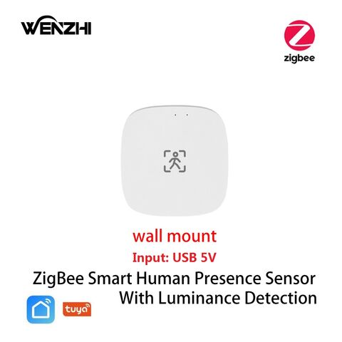 Sensor de Presença Humana WiFi MmWave com Detecção de Luminância/Distância 5/110/220V Tuya Smart Life Automação Residencial for sale at factory direct price