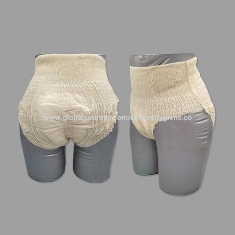 Lady Postpartum Underwear Cotton Period Panties Adult Diaper Pants Women  Menstrual Diaper Pants - China Wholesale Postpartum Pants $0.15 from  Shandong Sincere Hygiene Product Co.,ltd