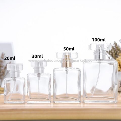 Customized 50ml Creative Design Cosmetics Packaging Fragrance Clear Glass Perfume  Bottle with Cap and Spray - China Diffuser Bottle, Aromatherapy Bottle