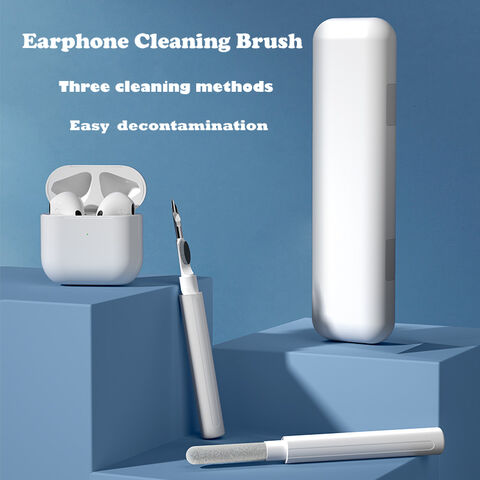 Kit de brosse de nettoyage pour écouteurs 5 en 1, appareil photo,  téléphone, tablette, ordinateur portable