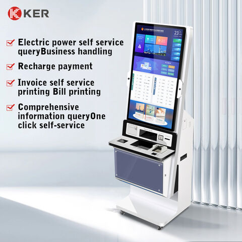 Buy Wholesale China 43 Inch Brightness Touch Screen Self Service Print ...
