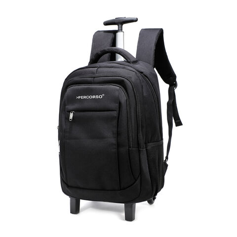 Factory wholesale Carry On School Bags Wheeled Backpack Business Travel Trolley Backpack with Wheels