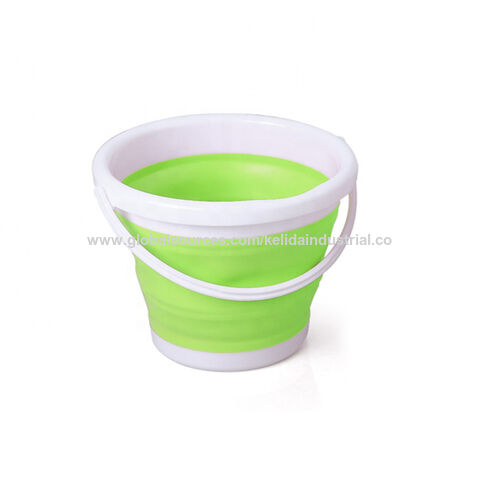 3-10L Collapsible Bucket Round Silicone Bucket Laundry Car Washing