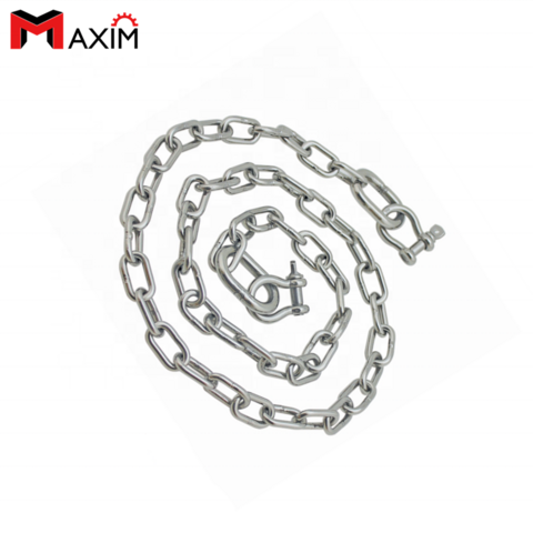 Grade Ss 316 Full Welded Stainless Steel Anchor Chain With Shackle ...