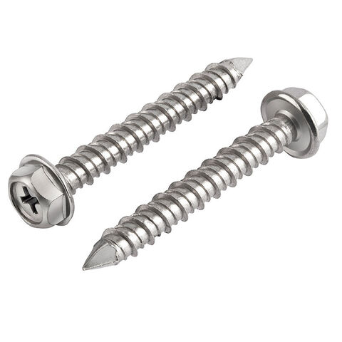 Buy China Wholesale Steel Tapcon Slotted Hex Washer Head Concrete ...