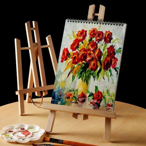 Cheap mini artist wooden easel wood small artist easels for painting  showing/holder/display mini caballete de madera