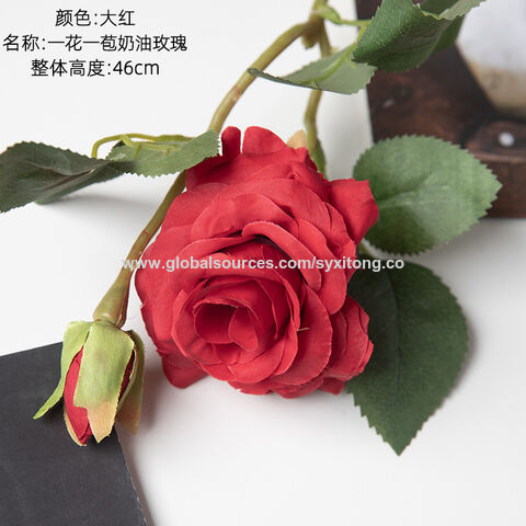  Red Silk Rose Petals Wedding Flower Decoration