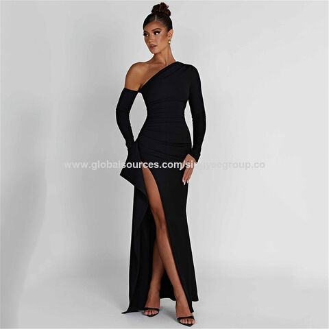 2022 New Arrivals Solid Elegant Bodycon Dress Women Half Sleeve MIDI Dress  Nightclub V Neck Evening Dress - China Evening Dress and Nightclub Dress  price