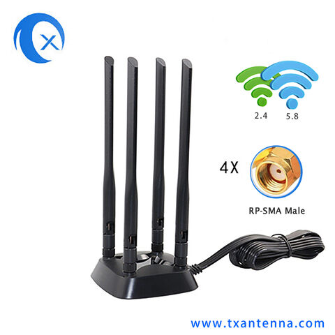 Dual-band Wifi Antenna Magnetic Base Omnidirectional For