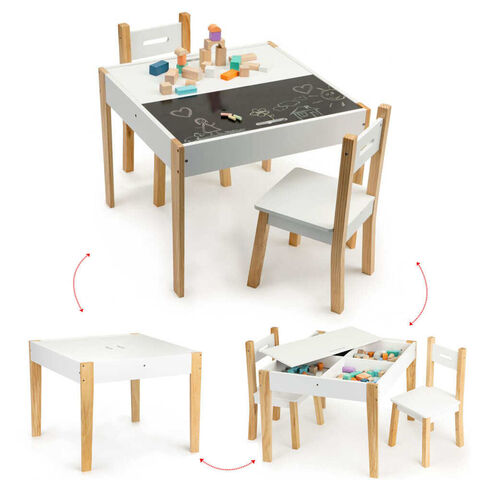 Buy Wholesale China Wooden Kids Chalkboard And Playing Table And