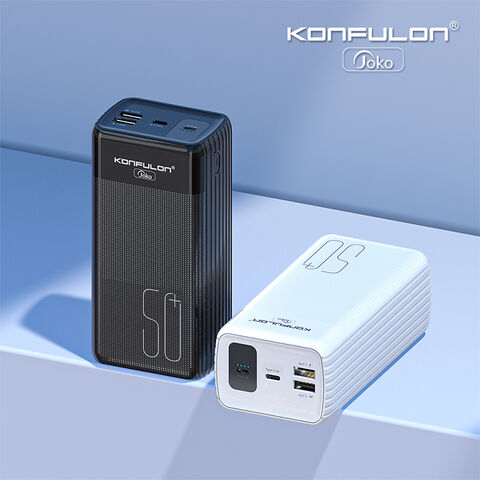 Konfulon 50000mAh Power Bank PD 20W Fast Battery Charger Camping Power  Station