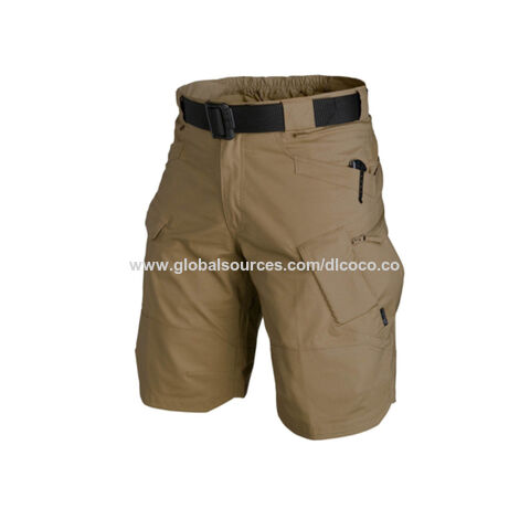 Short cargo en coton surdimensionné pour homme, bermuda long