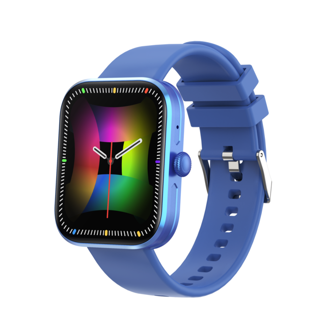 Elegante Smartwatch TS90 con pantalla táctil de 1.96 pulgadas, llamada BT, resistente al agua IP67, cargador inalámbrico y monitor de frecuencia cardíaca.