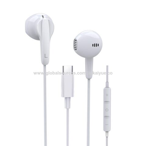 Achetez en gros Vente Chaude Type C Filaire écouteurs Hifi Filaire écouteurs  Dans L'oreille Type C écouteur Avec Micro Pour Apple 15 Chine et écouteur  De Type C Pour Apple 15 à