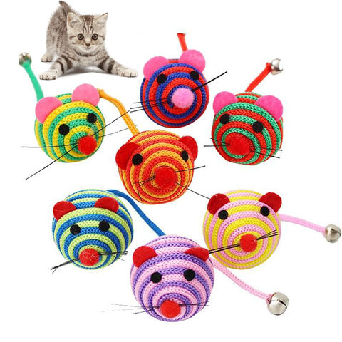 Brinquedo para mastigar gato, Brinquedo para mastigar gato colorido dos desenhos  animados, Brinquedos de dentição para gatos de tecido de pelúcia,  brinquedos interativos de movimento para Nanyaciv