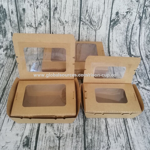 Hot Sale Price Food Grade Kraft Paper Disposable Food Container