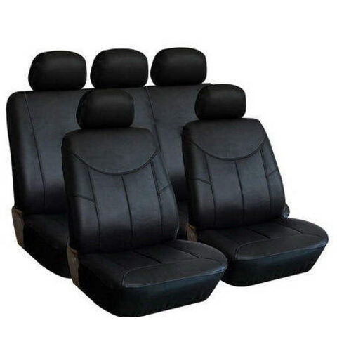 Buy Wholesale China Pu Leather 11-pcs Car Seat Covers Black For 2