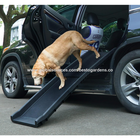 Rampe pour chien, escalier pour chien, pliable, Escalier pliable pour Chiens,  rampe pour chien,jusqu'à 60kg, pour Les Voitures Lit